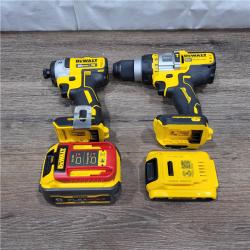 NEW! 20V MAX Cordless Brushless Hammer Drill/Driver 2 Tool Combo Kit with FLEXVOLT ADVANTAGE