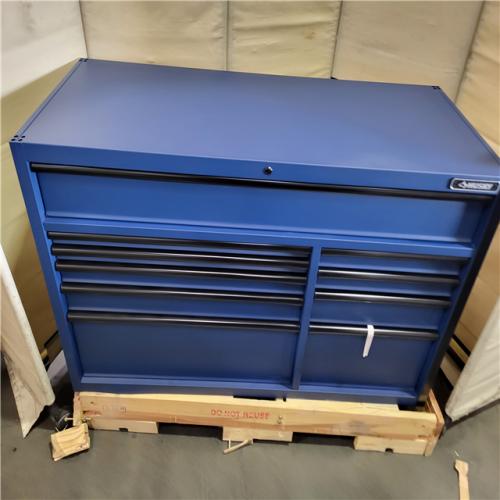 CALIFORNIA AS-IS HUSKY 80IN. 10 DRAWER TOOL CHEST AND CABINET SET WITH SIDE LOCKER