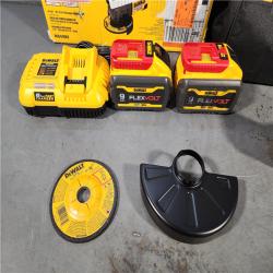 HOUSTON LOCATION - AS-IS (APPEARS LIKE NEW) DeWalt Flexvolt 60V Max Cordless Grinder  4.5 in; 6 in  Kit  1 KT (115-DCG418X2)