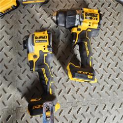 HOUSTON LOCATION - AS-IS 20V MAX Cordless Brushless Hammer Drill/Driver 2 Tool Combo Kit with FLEXVOLT ADVANTAGE