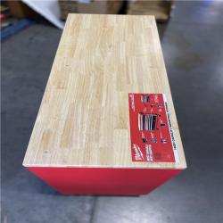 DALLAS LOCATION - Milwaukee Tool Storage 52 in. W Heavy Duty Red Mobile Workbench Cabinet