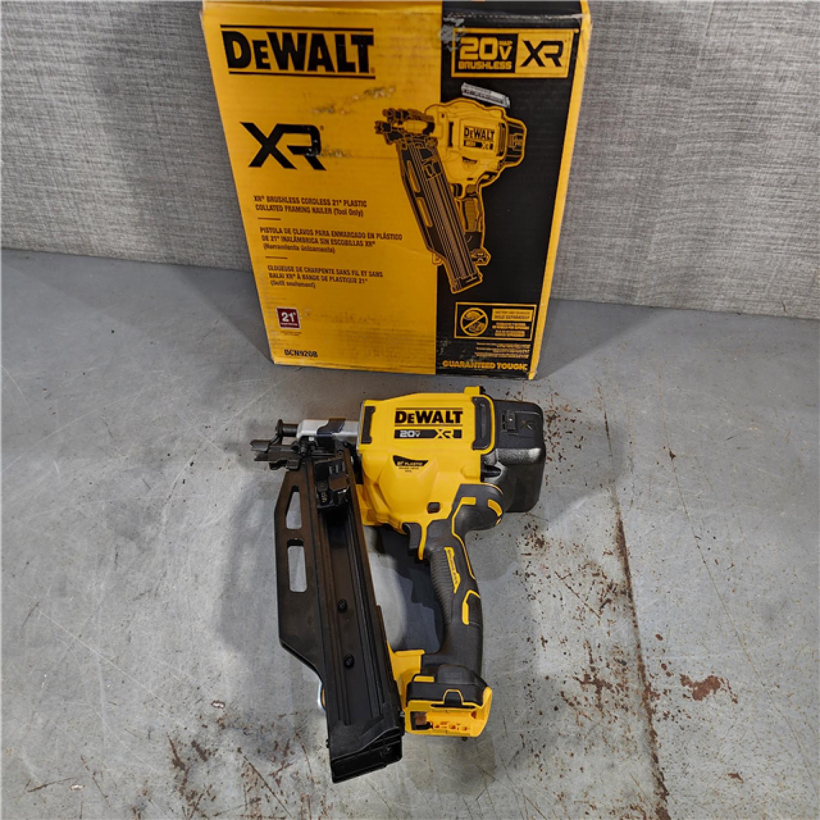 HOUSTON LOCATION - AS-IS DEWALT 20-Volt 21Â° Cordless Framing Nailer (Tool-Only)