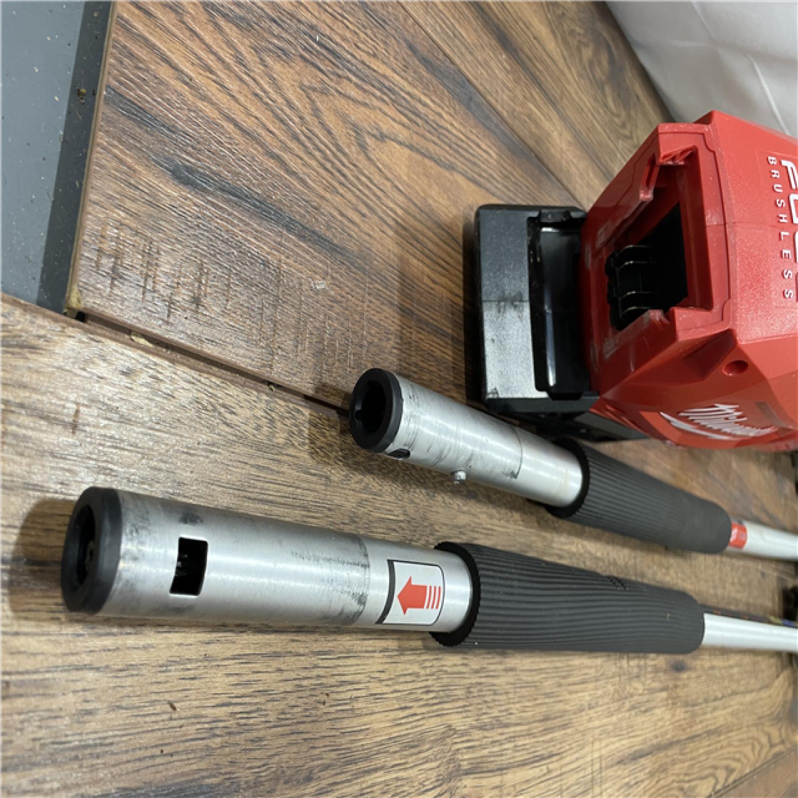 AS-IS Milwaukee M18 FUEL 10 in. 18V Lithium-Ion Brushless Cordless Pole Saw with Attachment Capability (Tool-Only)