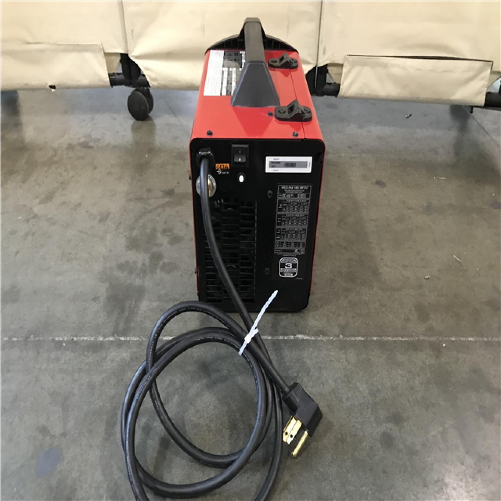 California AS-IS Lincoln Electric 180 Amp Weld-Pak 180i Multi-Process Stick/MIG/Flux-Core/TIG, 120V or 230V Aluminum Welder with Spool Gun