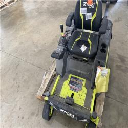 Houston Location - AS-IS Ryobi 80V Brushless Electric Zero Turn Riding Mower