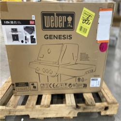 DALLAS LOCATION - Weber Genesis E-325s 3-Burner Liquid Propane Gas Grill in Black with Built-In Thermometer