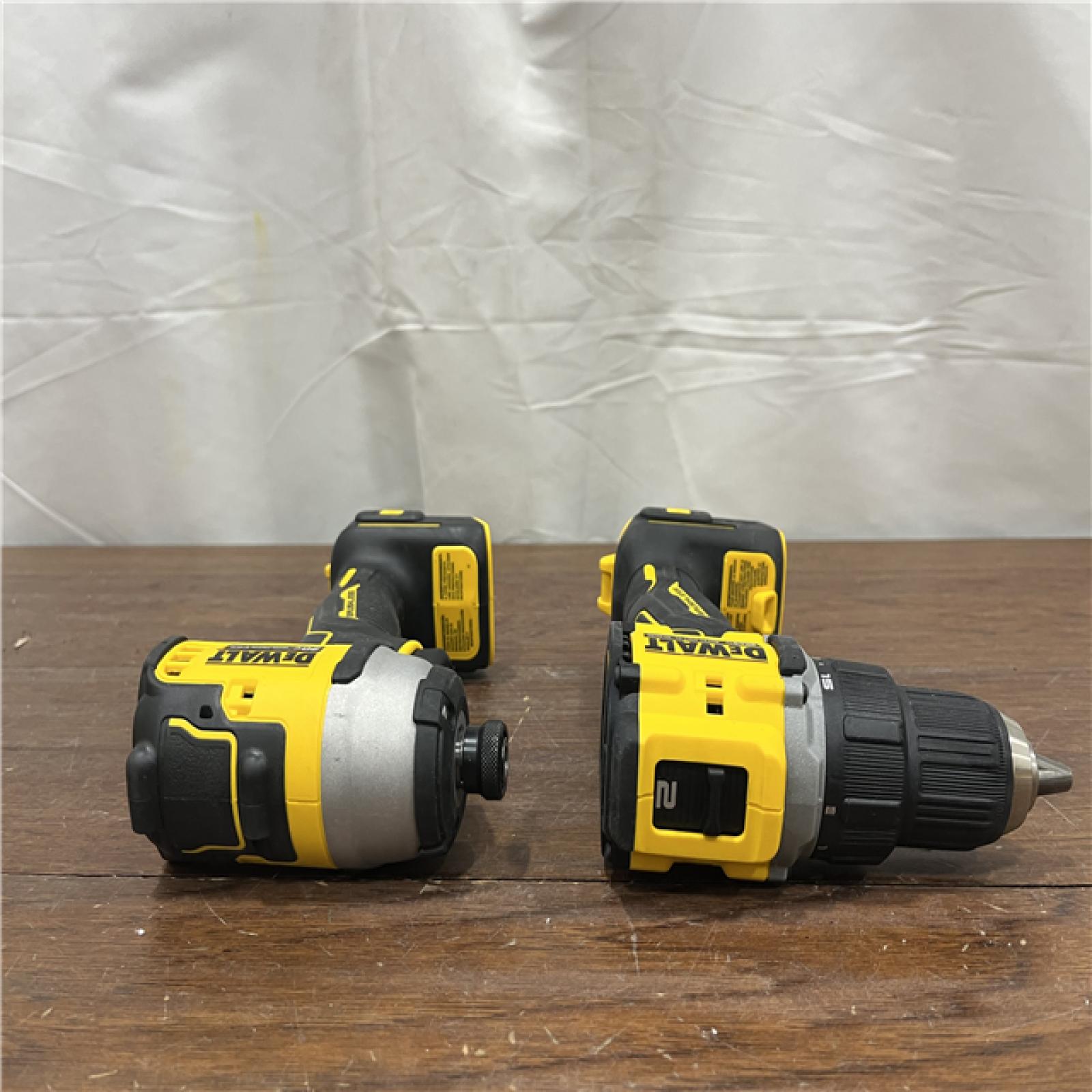 AS-ISDewalt DCK225D2 20V MAX ATOMIC Brushless Compact Lithium-Ion 1/2 in. Cordless Drill Driver and 1/4 in. Impact Driver Combo Kit with 2 Batteries 2 Ah