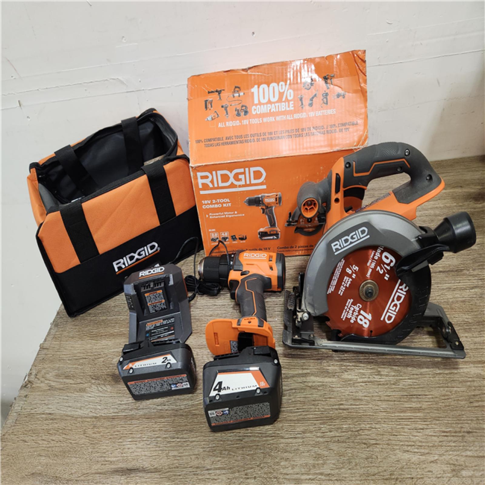 Phoenix Location Appears NEW RIDGID 2 Tool Combo Set