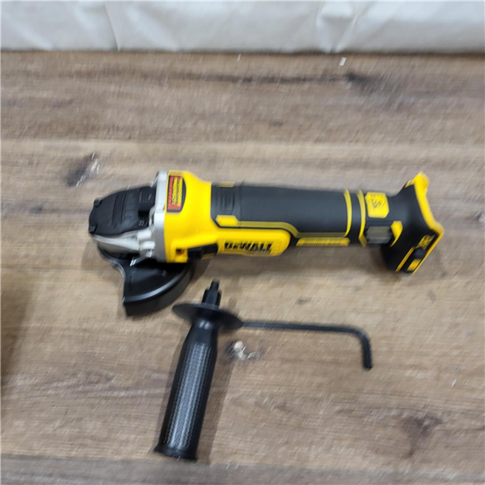 AS-IS DeWalt DCG405B 20V Max XR 4.5-Inch Slide Switch Small Angle Grinder (Tool Only)