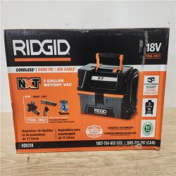 Phoenix Location RIDGID 3 Gallon 18-Volt Cordless Handheld NXT Shop Vac Wet Dry Vacuum (Tool Only) with Filter, Expandable Hose and Accessories