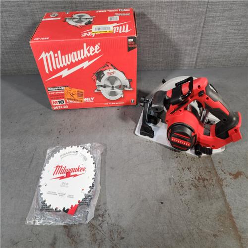 HOUSTON LOCATION - AS-IS Milwaukee M18 7-1/4 18V Brushless Circular Saw 2631-20 (Bare Tool)