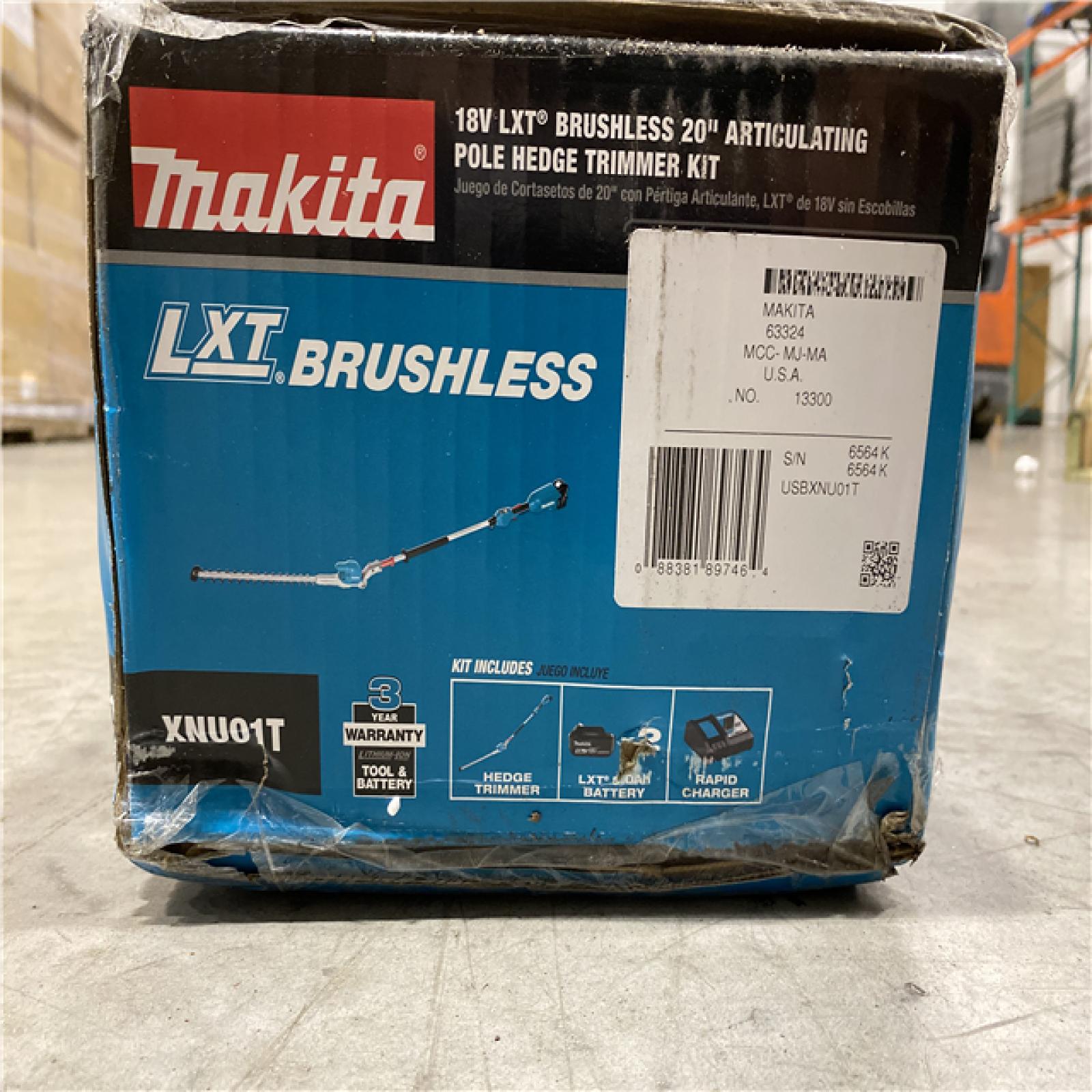 AS-IS - NEW! - Makita LXT 18V Lithium-Ion Brushless 20 in. Articulating Pole Hedge Trimmer