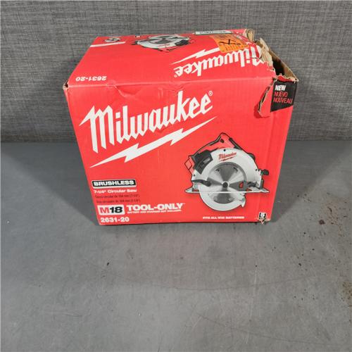 HOUSTON LOCATION - AS-IS Milwaukee M18 7-1/4  18V Brushless Circular Saw 2631-20 (Bare Tool)