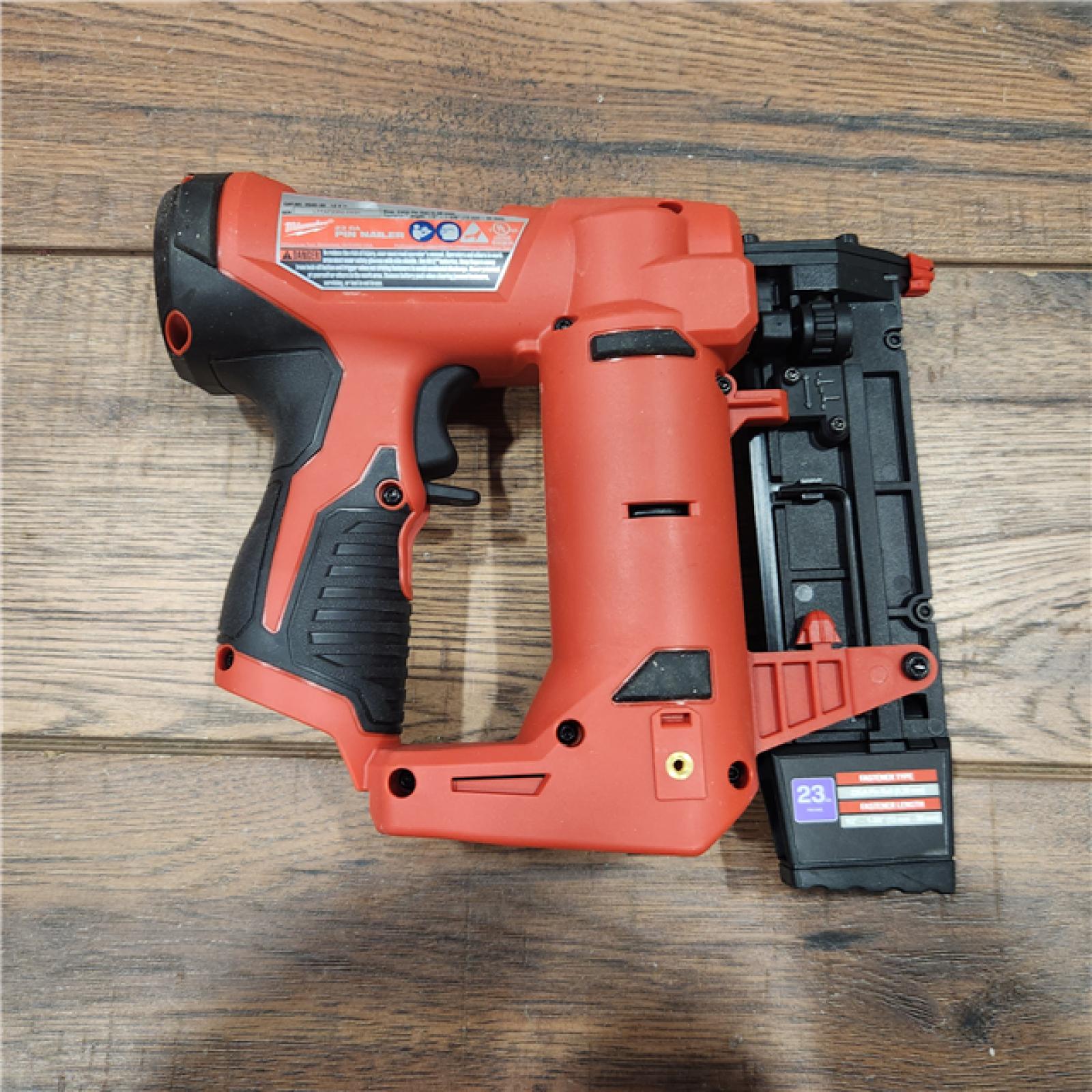 AS-IS Milwaukee 2540-20 12V 23 Gauge Cordless Pin Nailer (Tool Only)