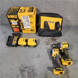 HOUSTON LOCATION - AS-IS DEWALT 20V MAX XR Hammer Drill and ATOMIC Impact Driver 2 Tool Cordless Combo Kit with (2) 4.0Ah Batteries, Charger, and Bag