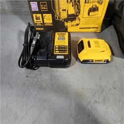 HOUSTON LOCATION - AS-IS DEWALT ATOMIC 20V MAX Lithium Ion Cordless 23 Gauge Pin Nailer Kit with 2.0Ah Battery and Charger