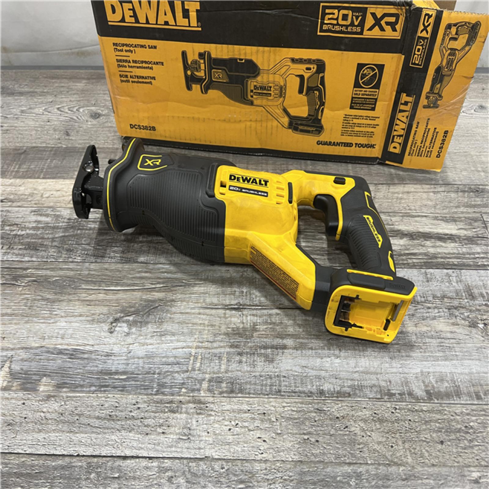 AS-IS DEWALT 20V MAX XR Cordless Brushless Reciprocating Saw (Tool Only)