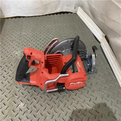 Houston location AS-IS Milwaukee 2830-20 Rear Handle Circular Saw M18 FUEL 7-1/4  Cordless Brushless Tool Only