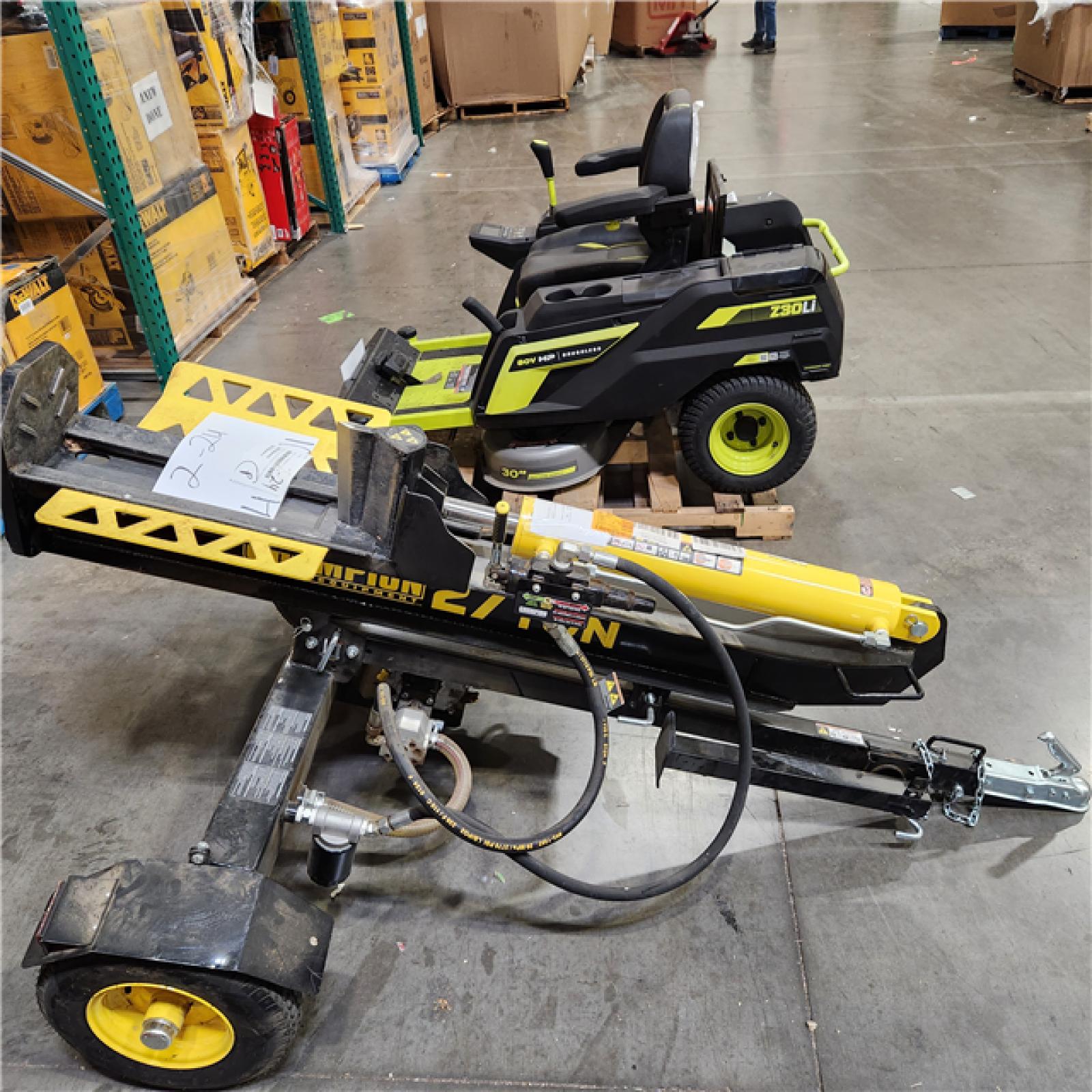 Dallas Location - As-Is Champion Power Equipment 27 Ton log splitter