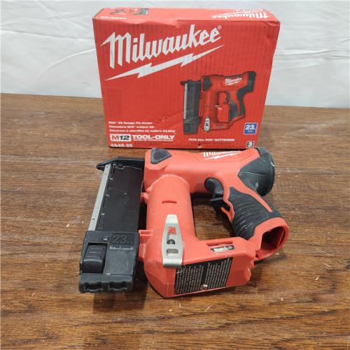 AS-IS Milwaukee 2540-20 12V 23 Gauge Cordless Pin Nailer (Tool Only)