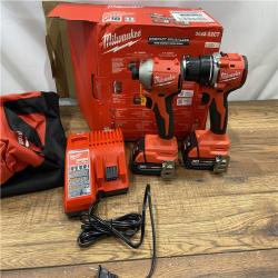 AS IS Milwaukee M18 Compact Brushless 2-Tool Combo Kit