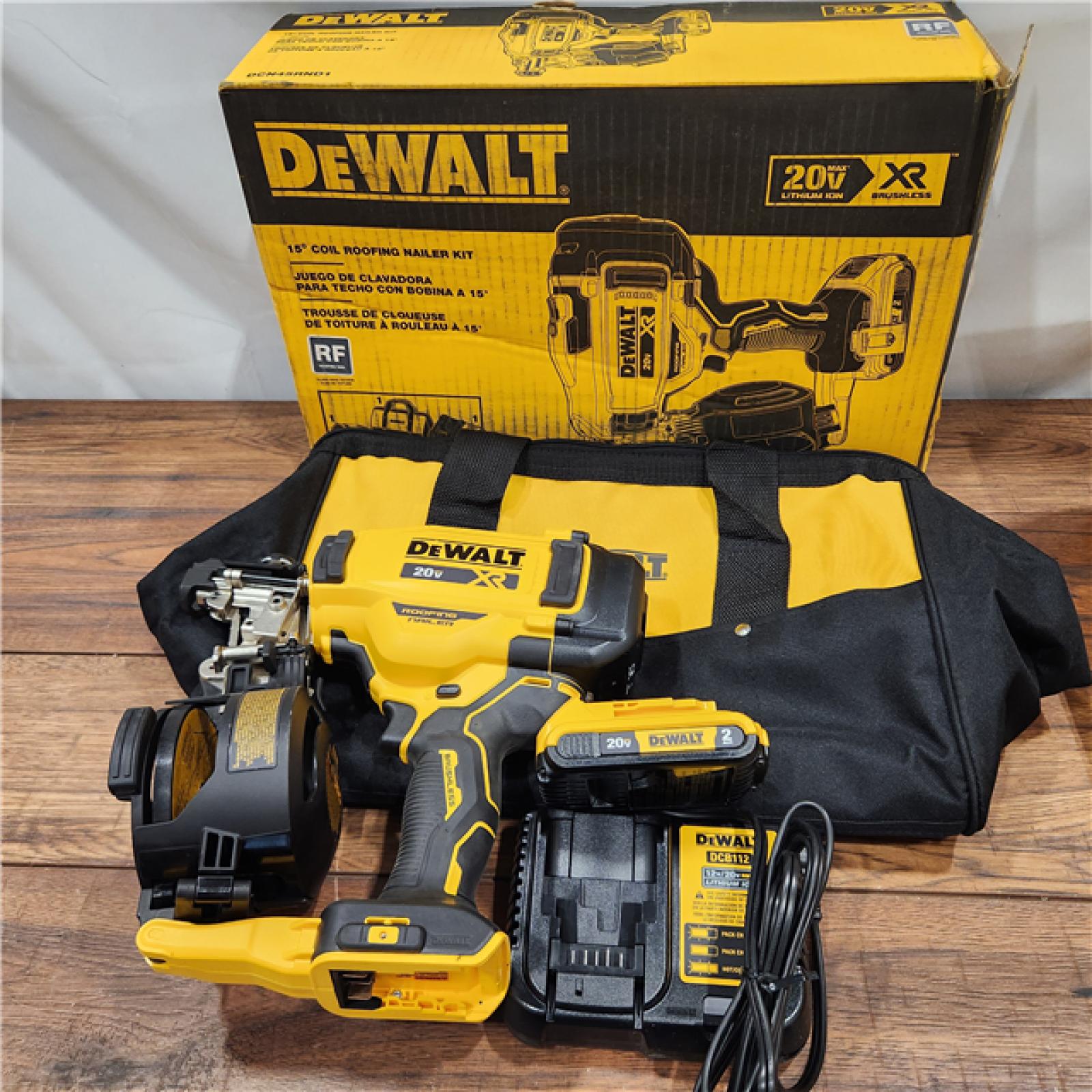 AS-IS DEWALT 2007898 Roofing Nailer Cordless