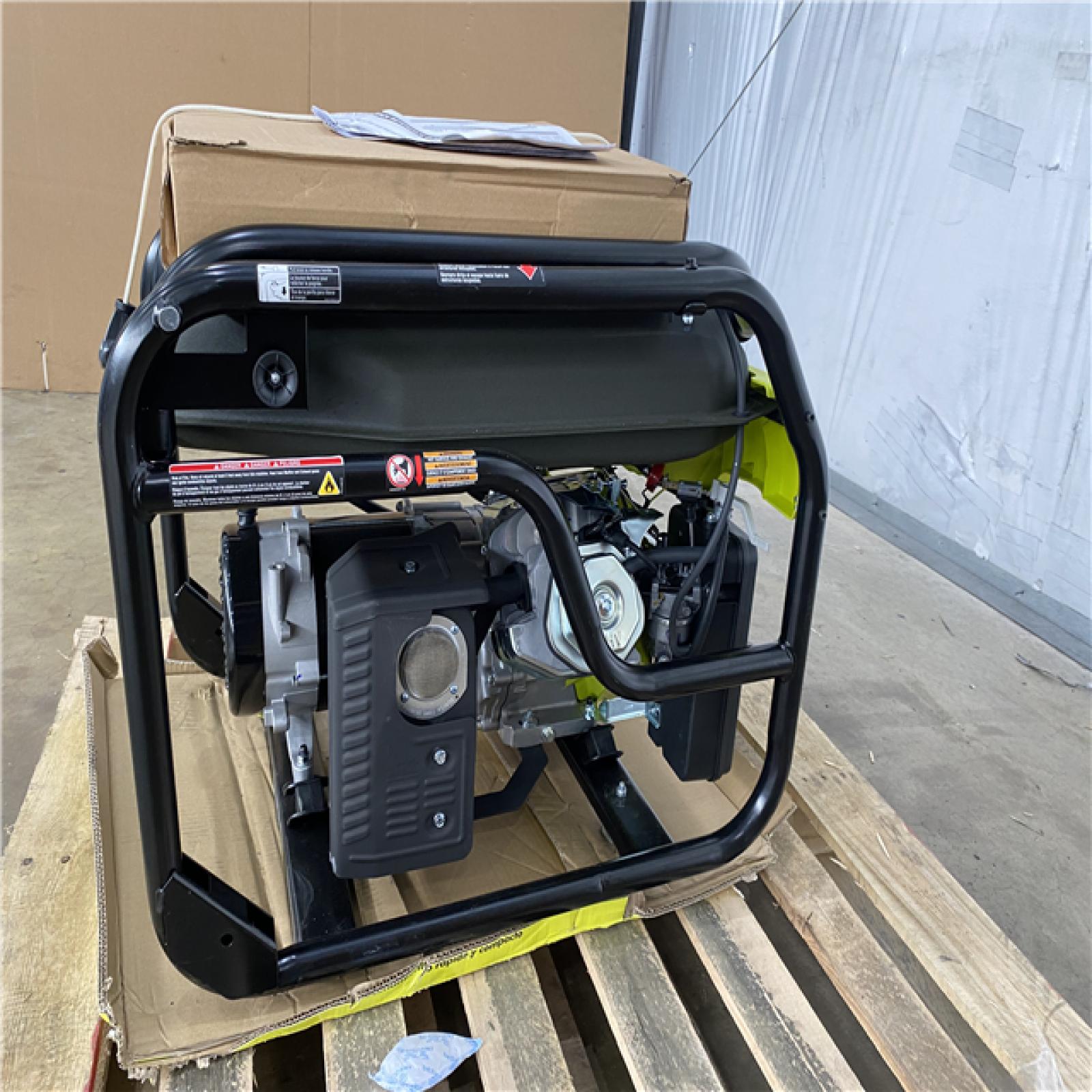 Houston Location - AS-IS Ryobi 6,500-Watt Gasoline Powered Portable Generator