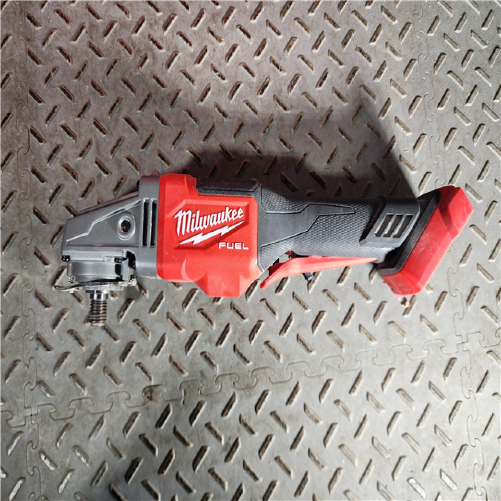 HOUSTON LOCATION - AS-IS Milwaukee 18V M18 FUEL Lithium-Ion Brushless Cordless Braking Grinder Paddle Switch (Tool Only)