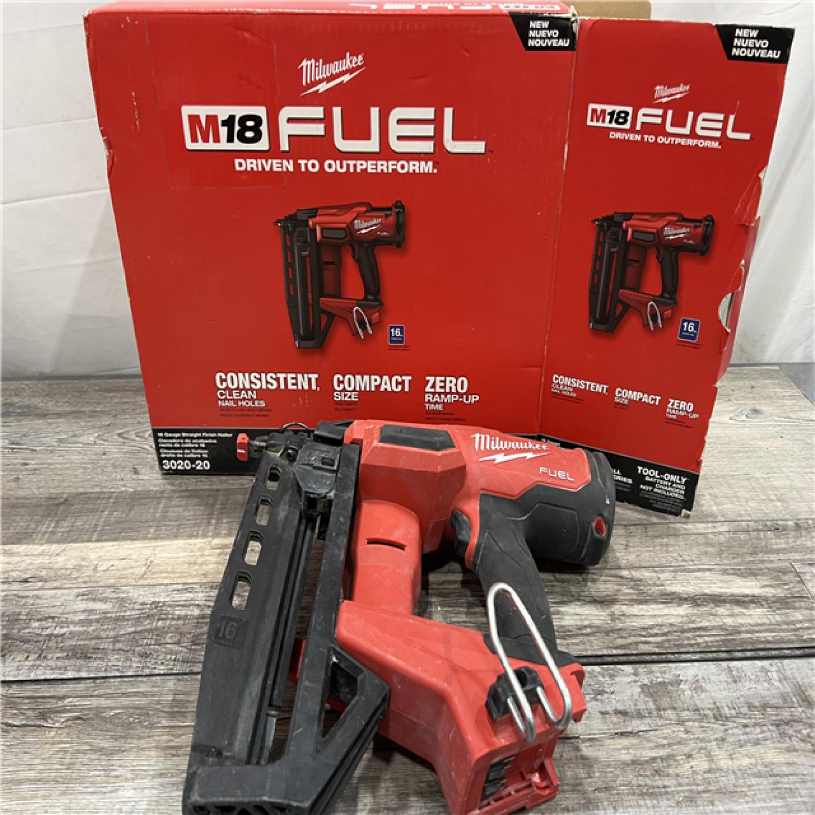 AS-IS Milwaukee Tool Cordless Finish Nail Gun 18 V 3020-20