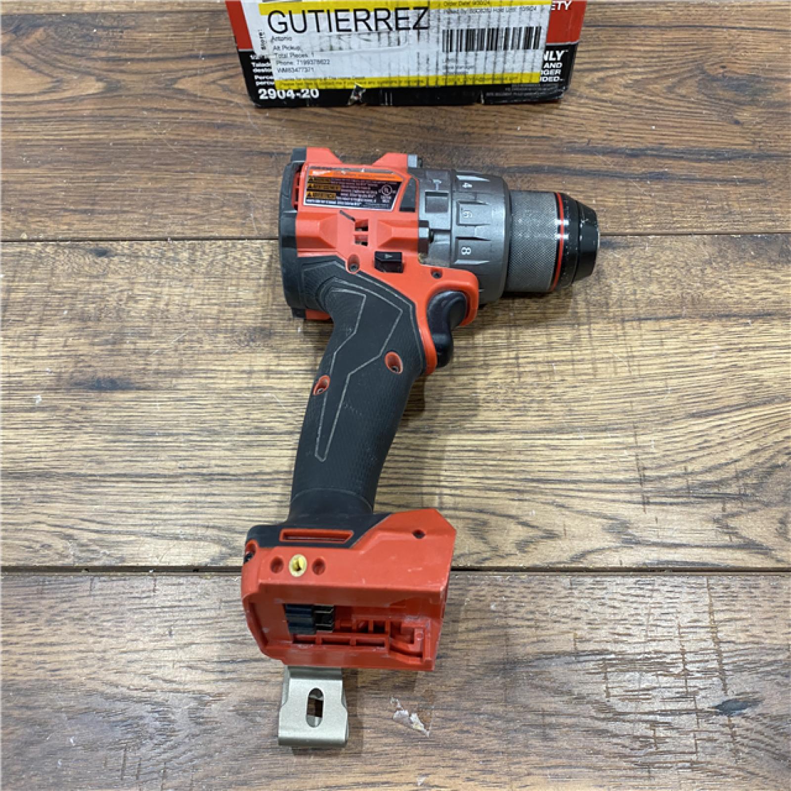 AS IS Milwaukee 2904-20 12V 1/2  Hammer Drill/ Driver