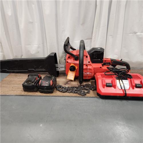 AS IS Milwaukee M18 FUEL Cordless 20 in. Chainsaw Kit