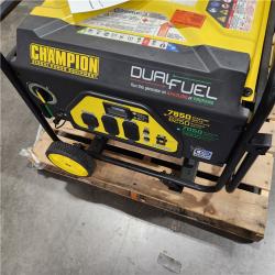 Dallas Location - As-Is Champion Power Equipment 7850/6250-Watt Fuel Portable Generator