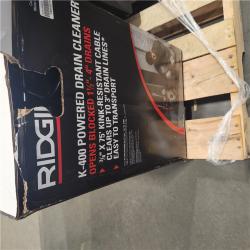 Dallas Location - As-Is RIDGID K-400 Drain Cleaning Snake Auger