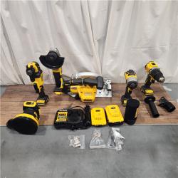 AS IS Dewalt 20-Volt MAX ToughSystem Lithium-Ion 6-Tool Cordless Combo Kit