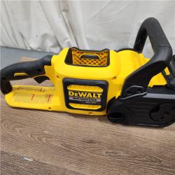 AS-IS DEWALT  FLEXVOLT 60V MAX 16in. Brushless Cordless Battery Powered Chainsaw Kit with (1) FLEXVOLT 2 Ah Battery & Charger