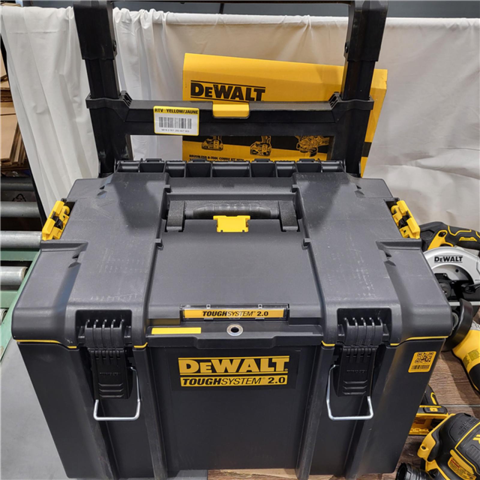 AS-IS Dewalt 20-Volt MAX ToughSystem Lithium-Ion 6-Tool Cordless Combo Kit