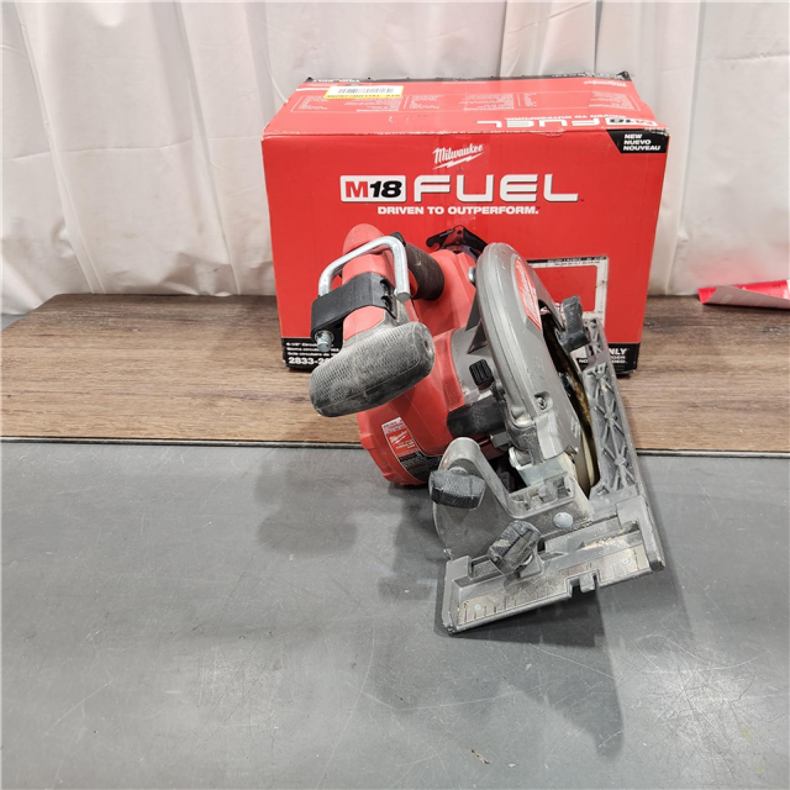 AS IS M18 FUEL 18V Lithium-Ion Brushless Cordless 6-1/2 in. Circular Saw (Tool-Only)