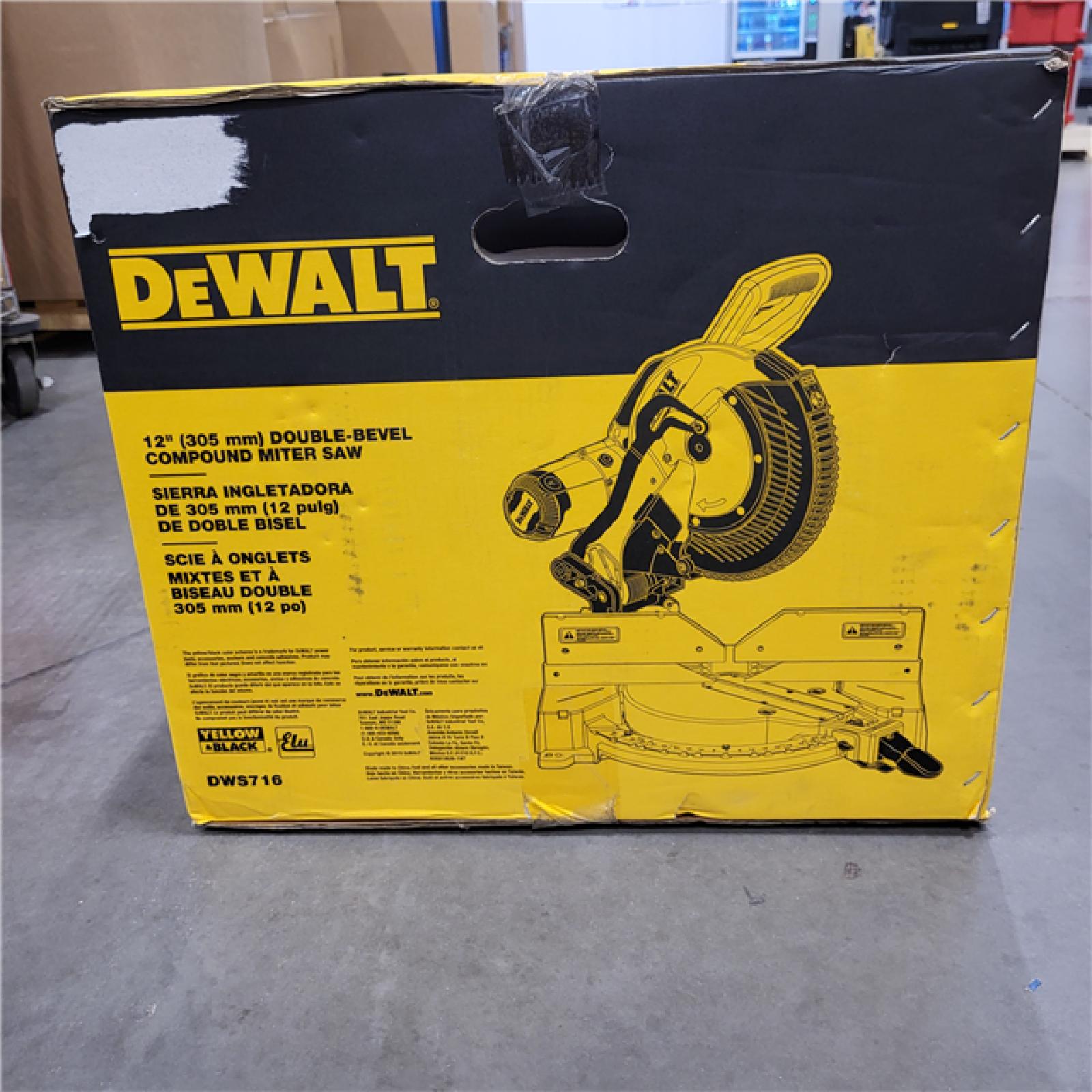 NEW DeWalt 15 Amp Corded 12 in. Compound Double Bevel Miter Saw