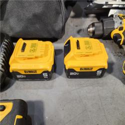 HOUSTON LOCATION - AS-IS DEWALT 20V 6-TOOL COMBO KIT W (2) BATTERY & CHARGER