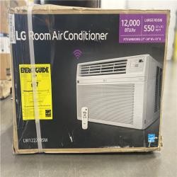 AS- IS LG 12,000 BTU 115V Window Air Conditioner Cools 550 sq. ft. with and Remote in White