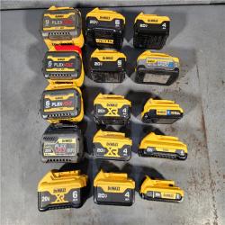 HOUSTON LOCATION - AS-IS DEWALT BATTERY PACK QTY - 15