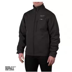 NEW! - Milwaukee Men's X-Large M12 12V Lithium-Ion Cordless TOUGHSHELL Black Heated Jacket (Jacket and Charger/Power Source Only)