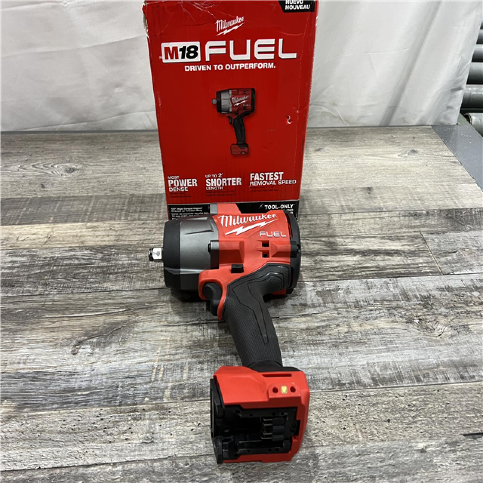 AS-IS Milwaukee M18 FUEL 18V Lithium-Ion Brushless Cordless 1/2 in. Impact Wrench with Friction Ring (Tool-Only)