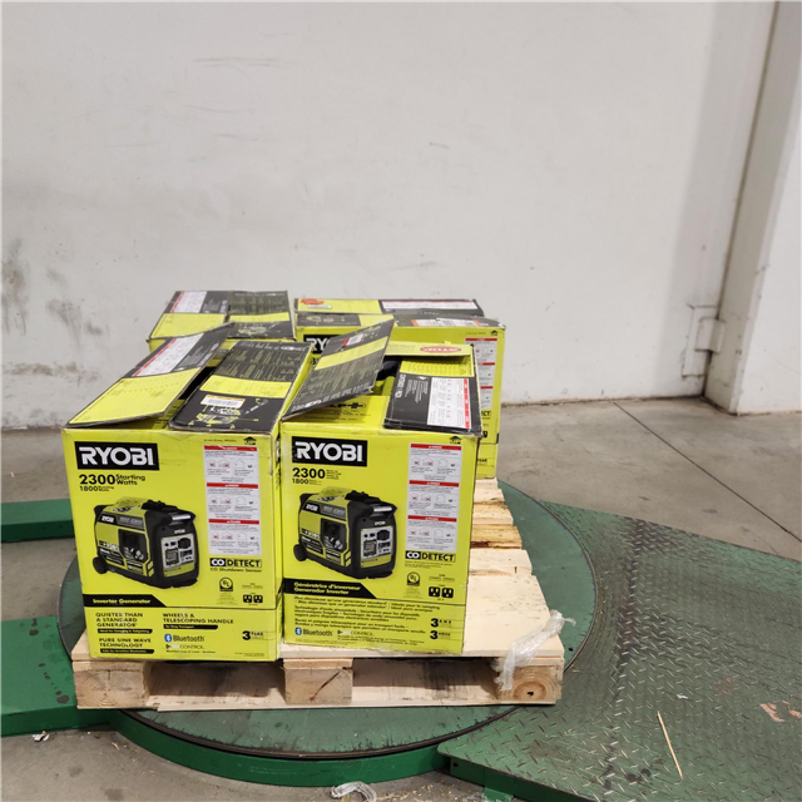 Dallas Location - As-Is Ryobi 2300-Watt Bluetooth Inverter Generator(Lot Of 4)