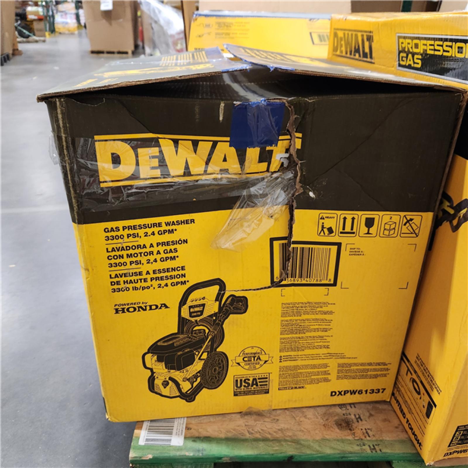 Dallas Location - As-Is DXPW61377 Dewalt 4400 PSI Pressure Washer