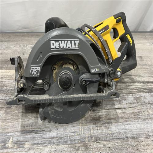 AS-IS DEWALT FLEXVOLT 60V MAX Cordless Brushless 7-1/4 in. Wormdrive Style Circular Saw (Tool Only)