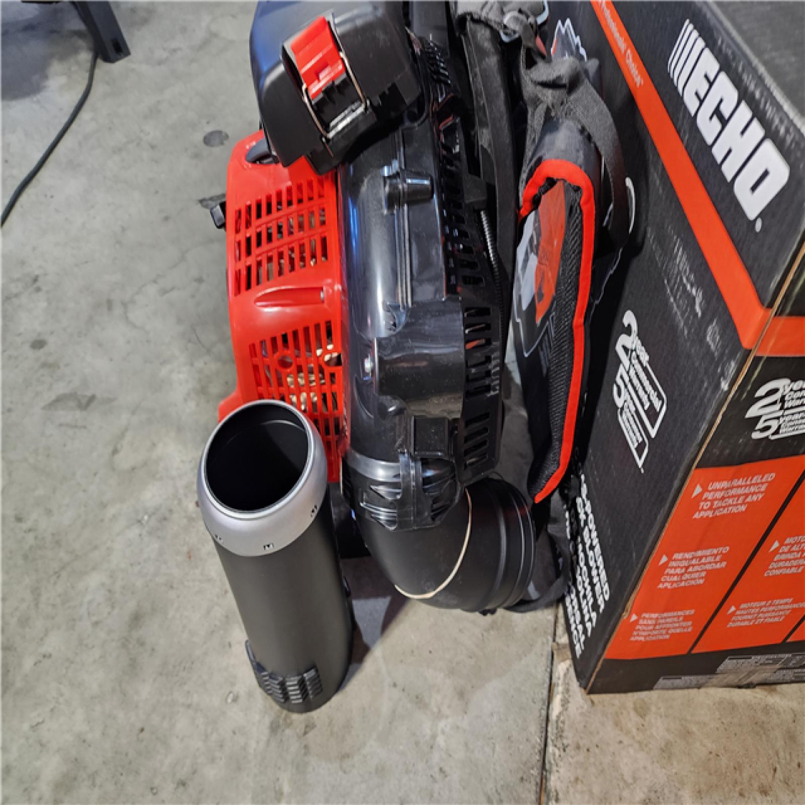 HOUSTON LOCATION - AS-IS (APPEARS LIKE NEW) Echo 220 MPH 1110 CFM 79.9 Cc Gas 2-Stroke X Series Backpack Blower with Tube-Mounted Throttle - PB-9010T