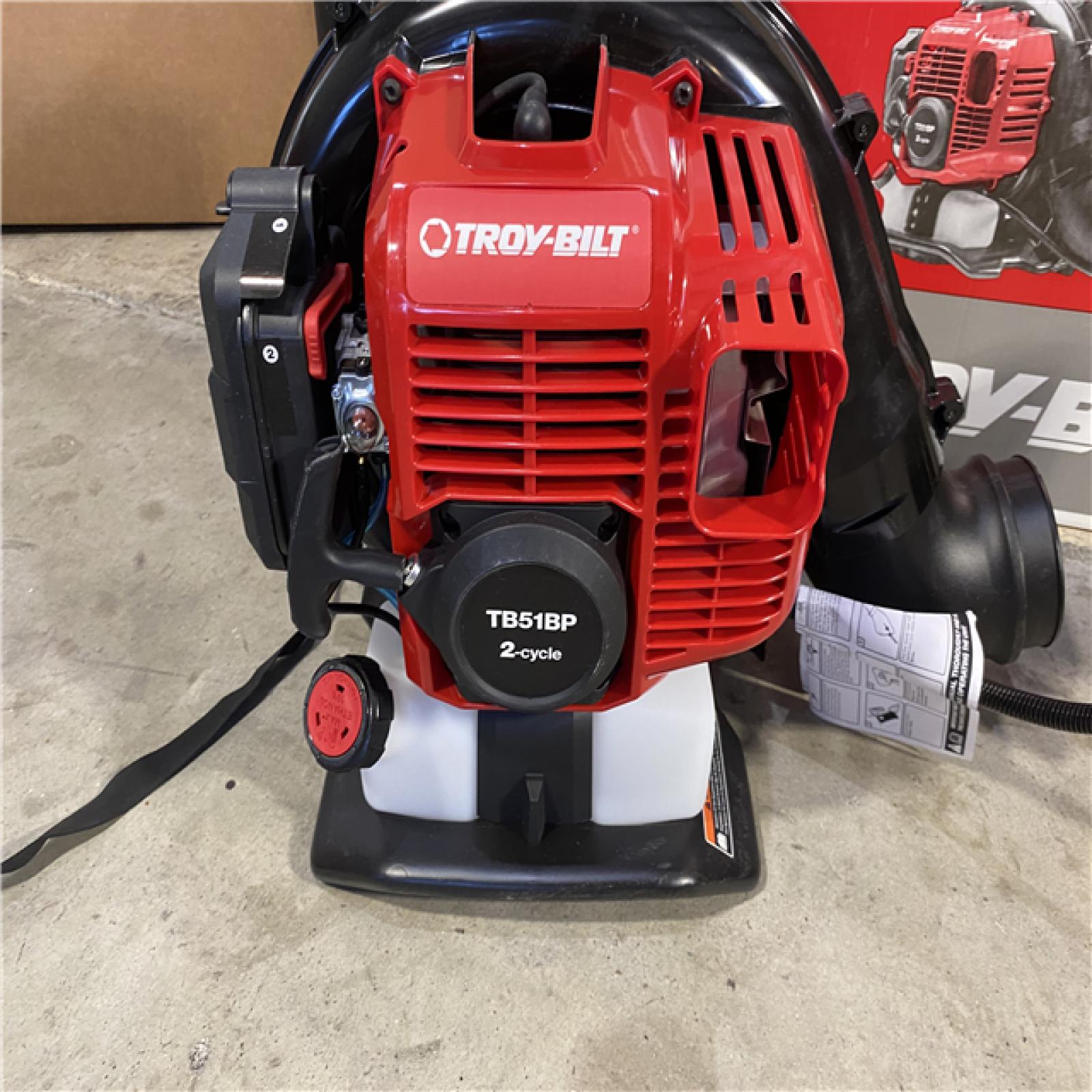 HOUSTON LOCATION - AS-IS Troy-bilt Tb51bp 220 Mph 600 Cfm 51cc Backpack Gas Blower 41Ar51bp766 - All