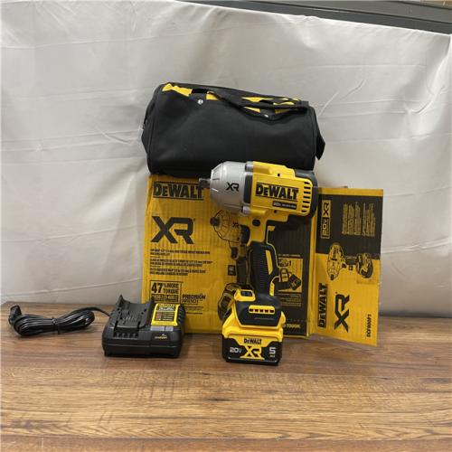 AS-IS DEWALT 20V MAX Lithium-Ion Cordless 1/2 in. Impact Wrench Kit