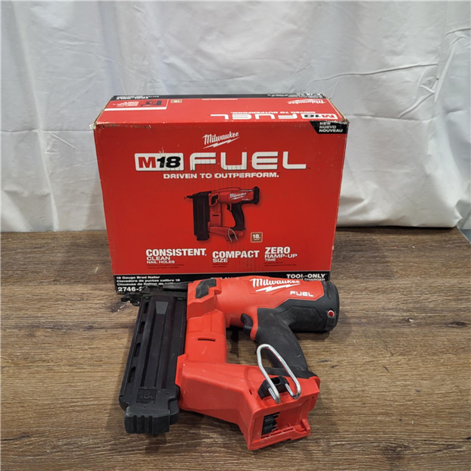 AS-IS Milwaukee M18 Fuel 18V Brushless 18-Gauge Brad Nailer 2746-20 (Bare Tool)